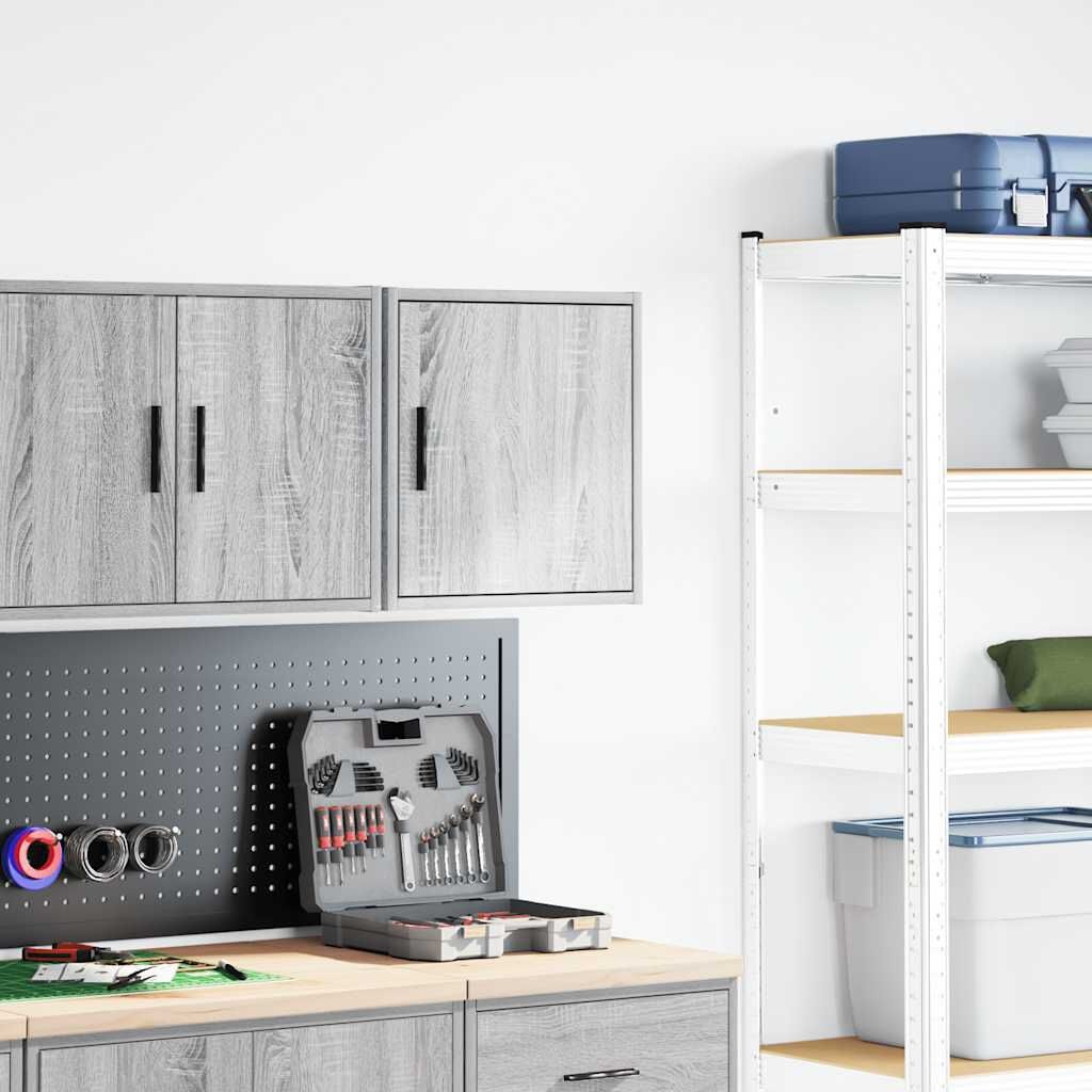 vidaXL Garage Wandkast Grijs Sonoma - 41% Korting!