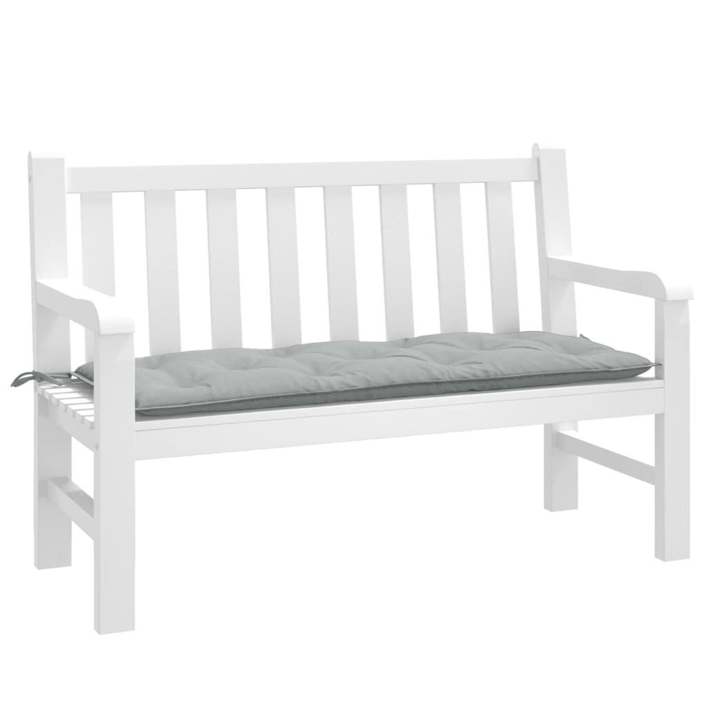 Tuinbankkussen Lichtgrijs 120x50x7cm - 42% Korting!