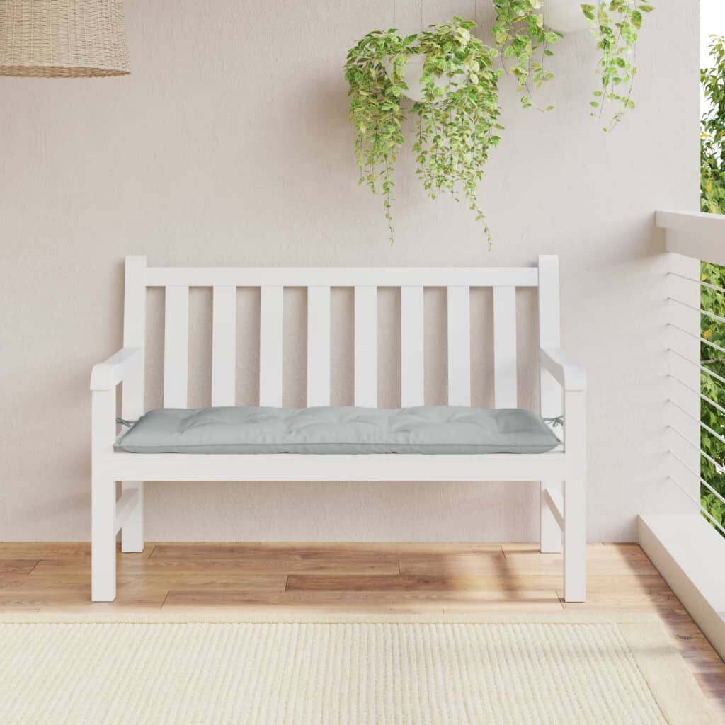 Tuinbankkussen Lichtgrijs 120x50x7cm - 42% Korting!