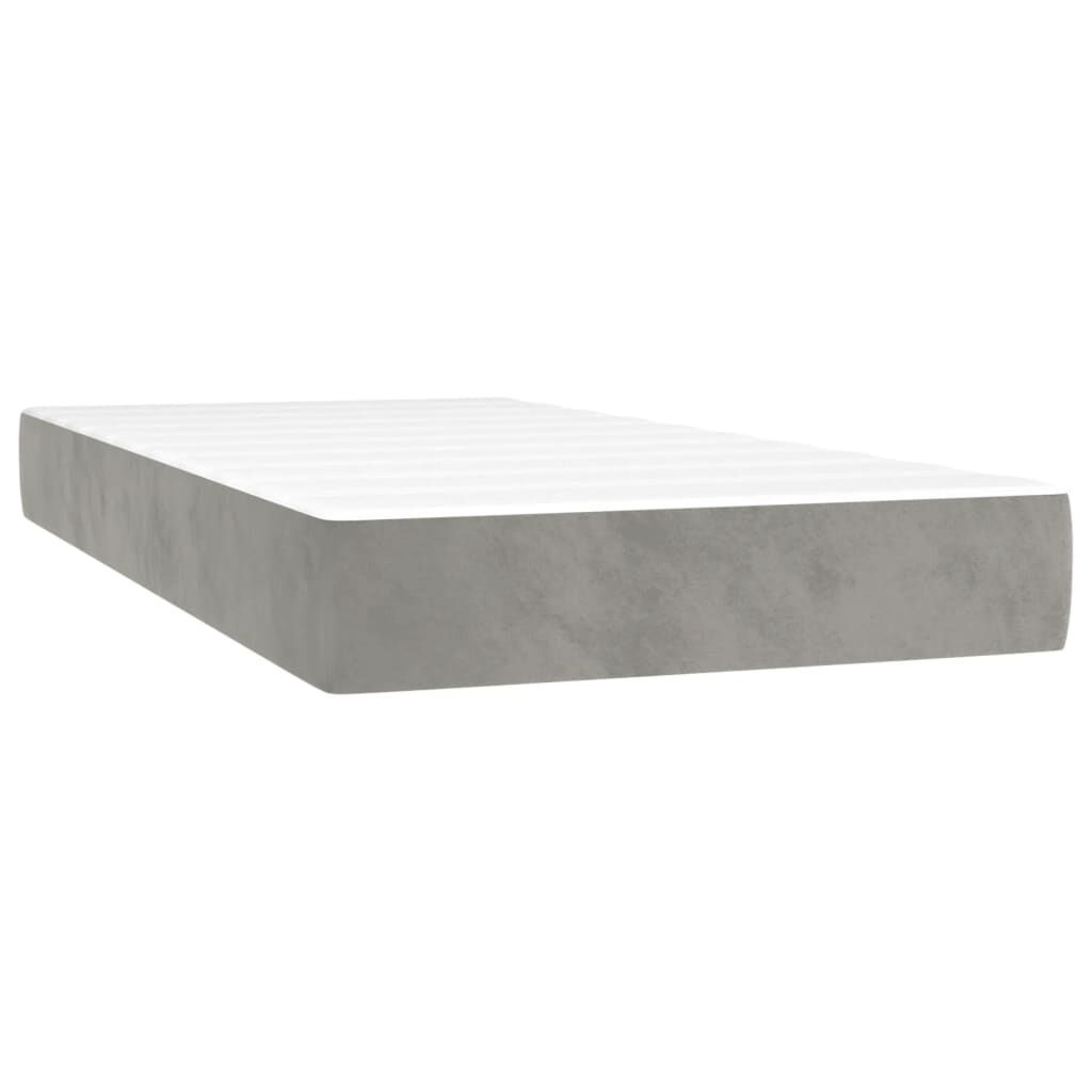 Pocketveringmatras 90x190 Lichtgrijs -42%! Nieuw in verpakking