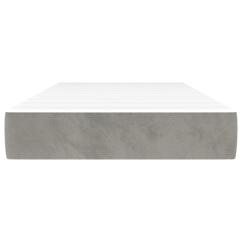 Pocketveringmatras 90x190 Lichtgrijs -42%! Nieuw in verpakking