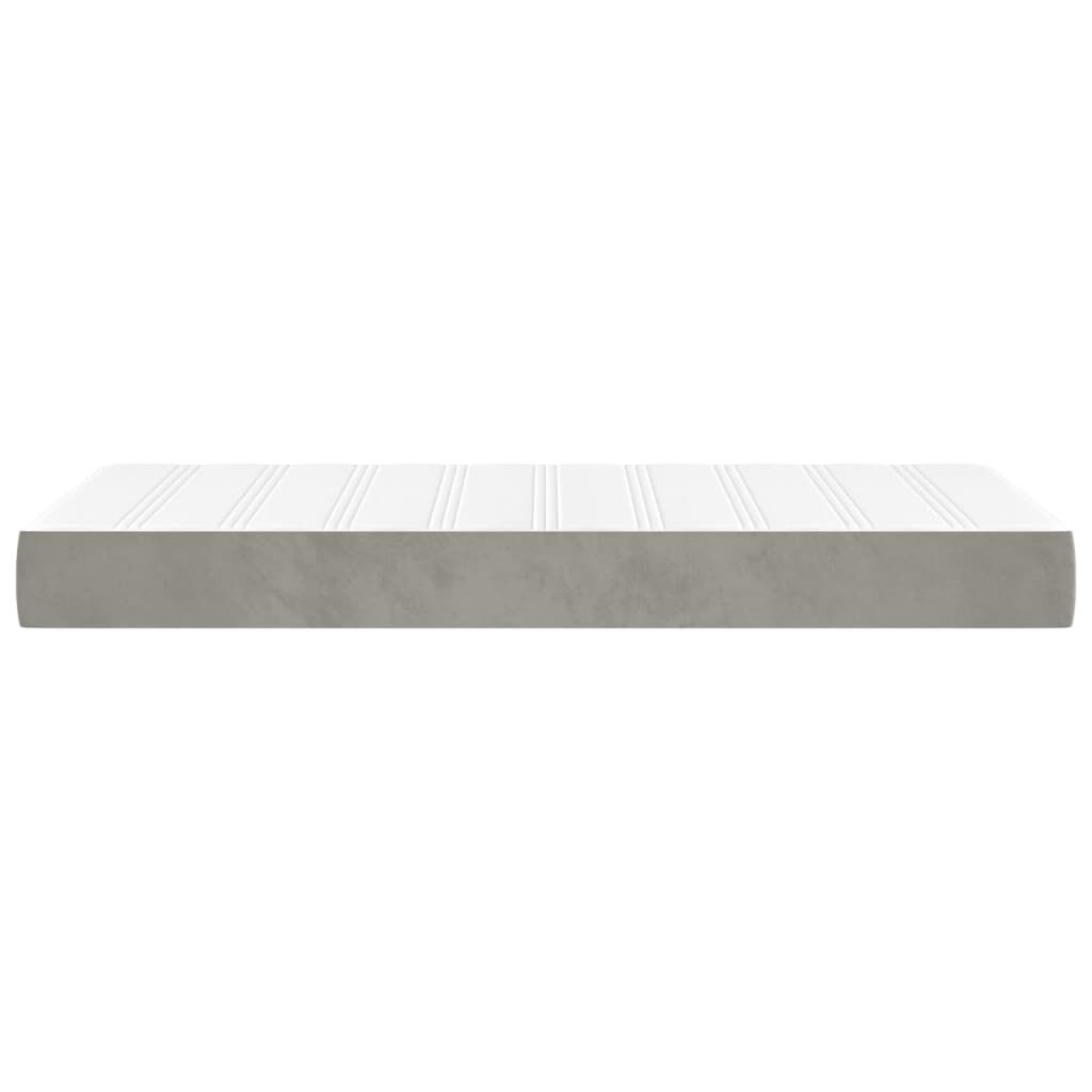 Pocketveringmatras 90x190 Lichtgrijs -42%! Nieuw in verpakking