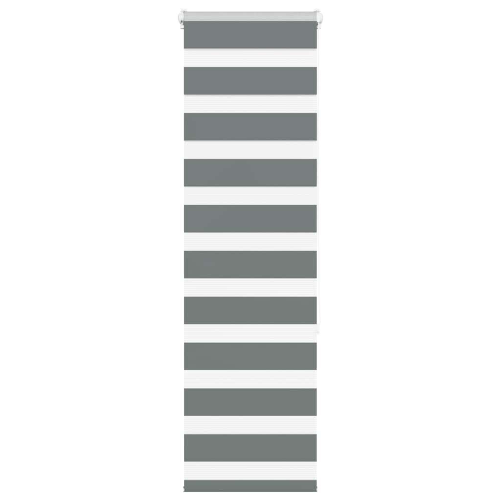 Zebra Rolgordijn Donkergrijs 50x150cm - 62% Korting!