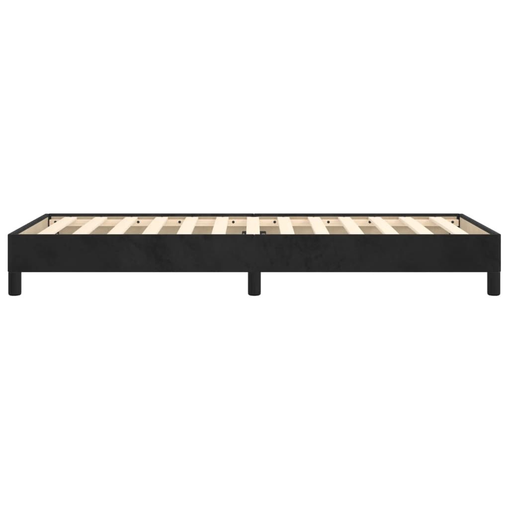 vidaXL Fluwelen Bedframe 90x190 Zwart - 42% Korting!