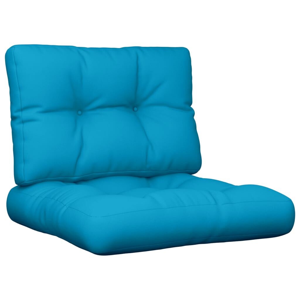 VidaXL Palletkussens Lichtblauw (2st) - 42% Korting!