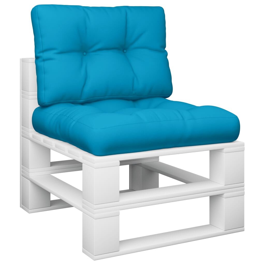 VidaXL Palletkussens Lichtblauw (2st) - 42% Korting!