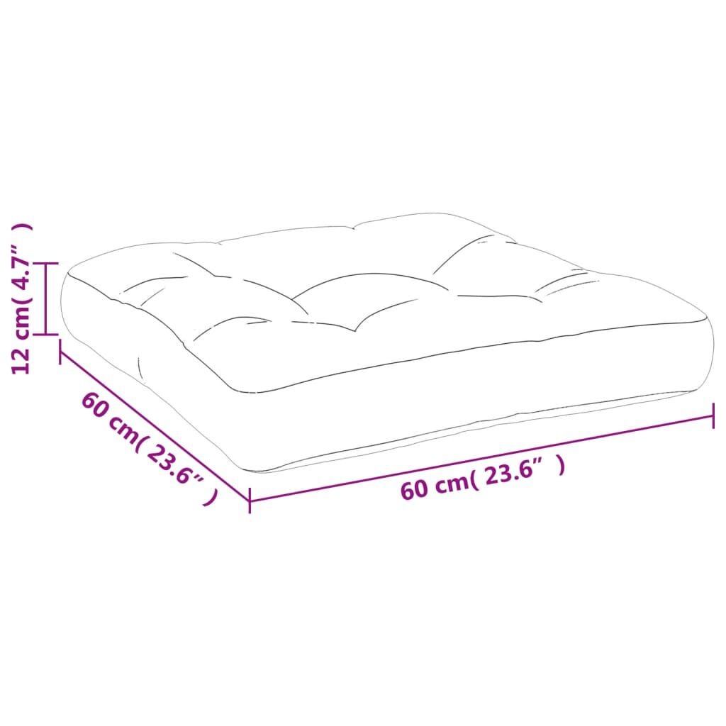VidaXL Palletkussens Lichtblauw (2st) - 42% Korting!