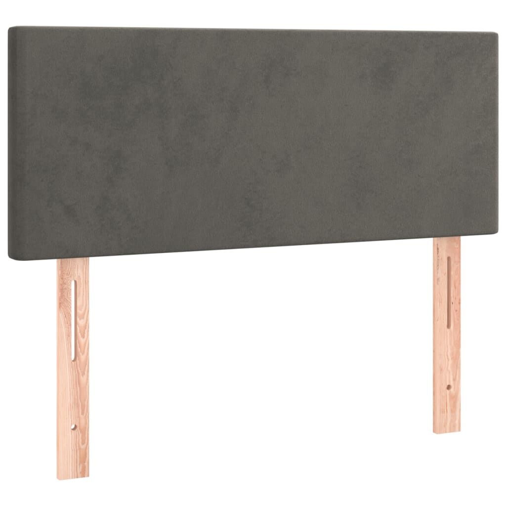 vidaXL Hoofdbord 90cm Donkergrijs - 42% Korting! (Beschadigde Verpakking)