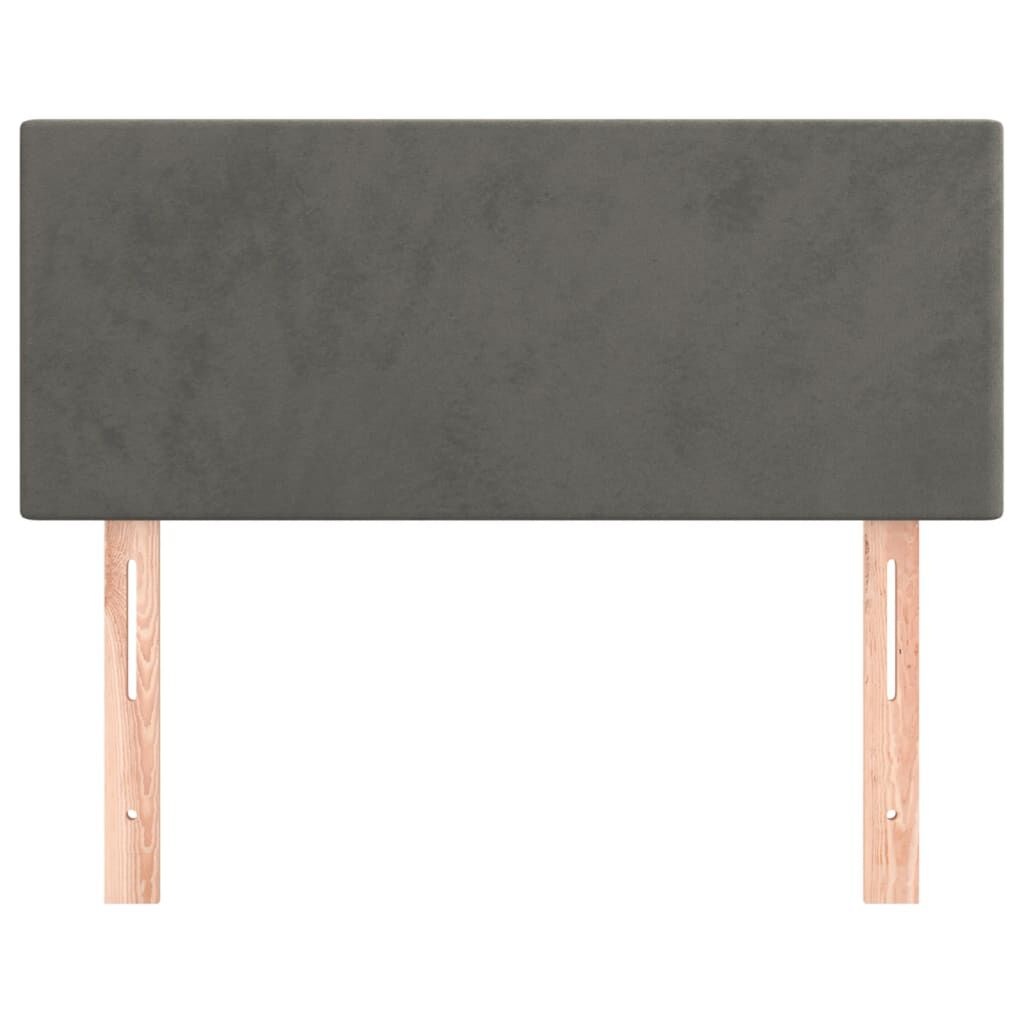 vidaXL Hoofdbord 90cm Donkergrijs - 42% Korting! (Beschadigde Verpakking)