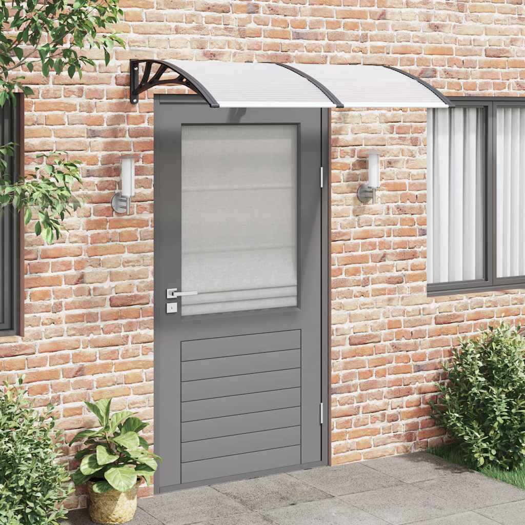 vidaXL Deurluifel 150x75cm Zwart/Transparant - 42% Korting!