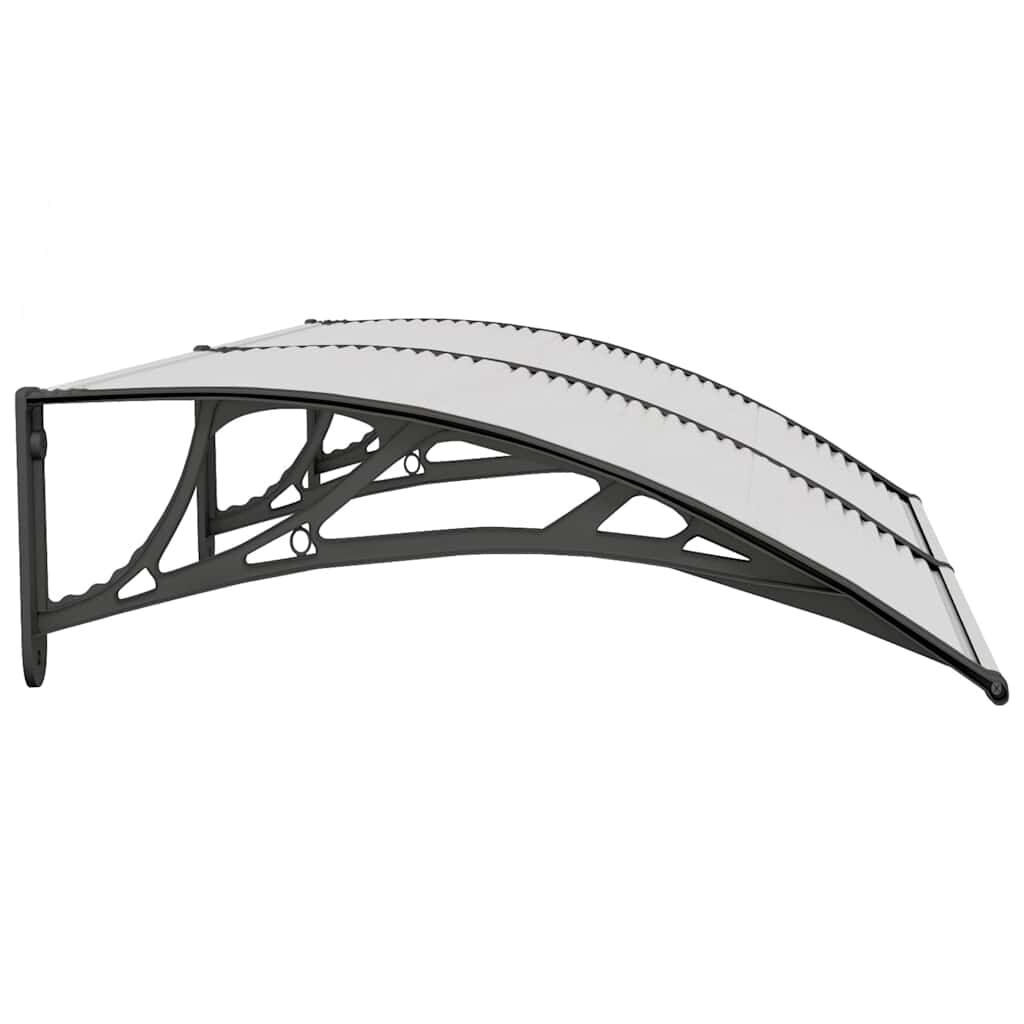 vidaXL Deurluifel 150x75cm Zwart/Transparant - 42% Korting!