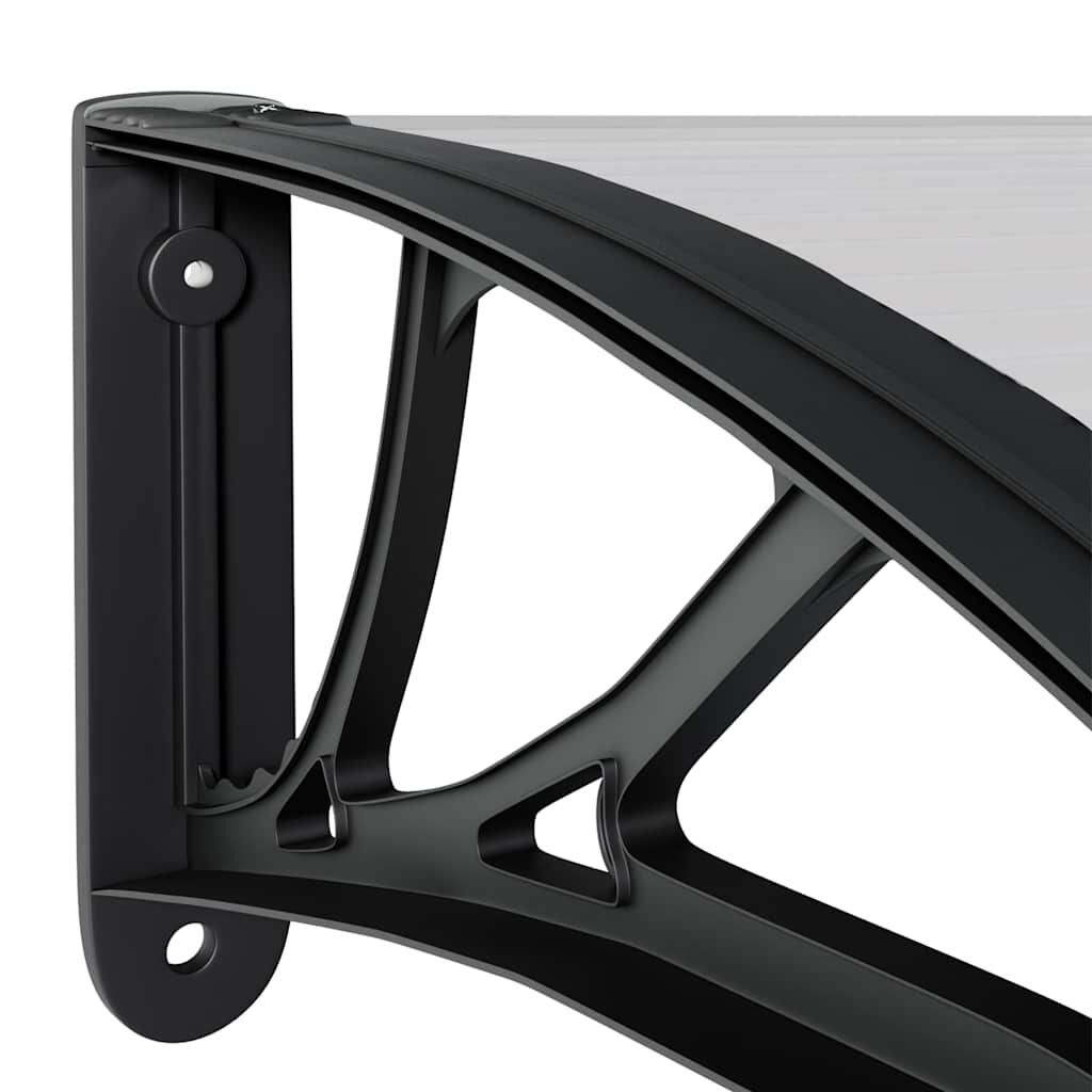 vidaXL Deurluifel 150x75cm Zwart/Transparant - 42% Korting!