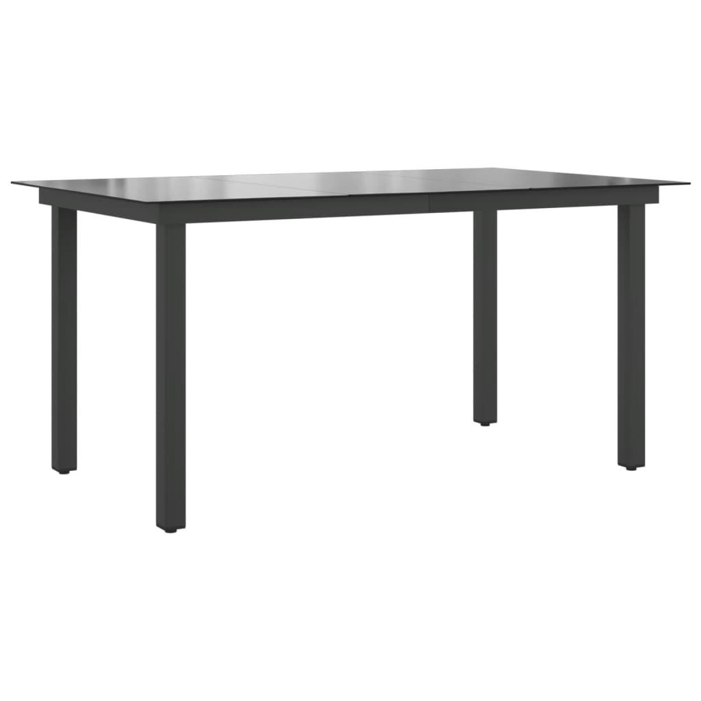 VidaXL Tuintafel Zwart 150cm - 42% Korting!