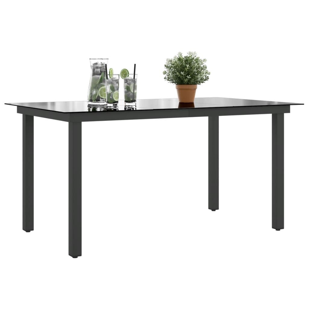 VidaXL Tuintafel Zwart 150cm - 42% Korting!