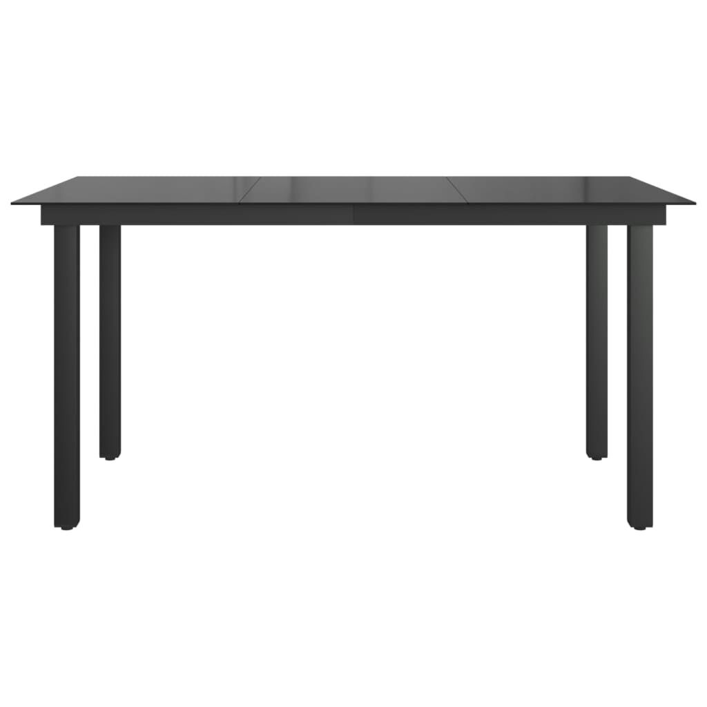 VidaXL Tuintafel Zwart 150cm - 42% Korting!