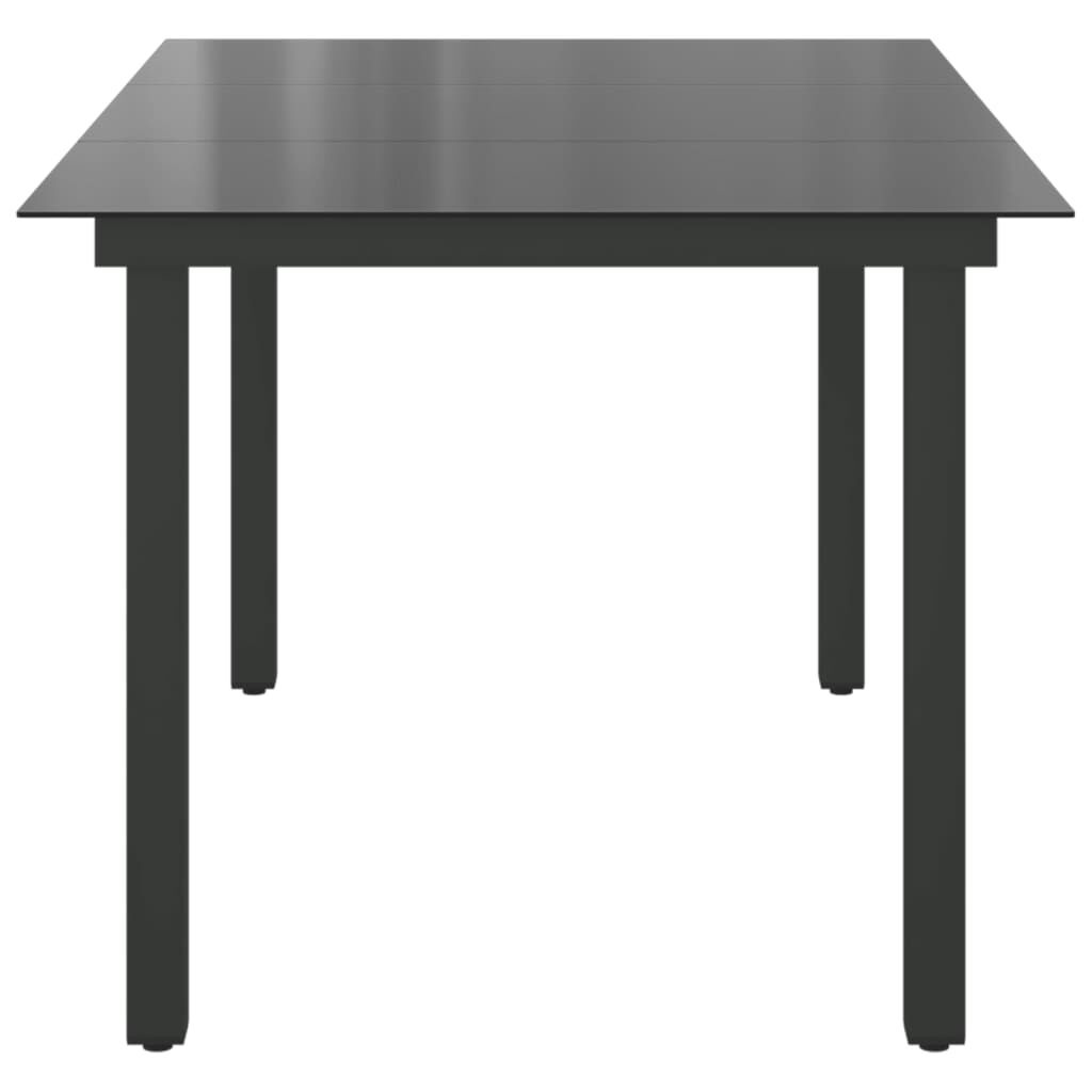 VidaXL Tuintafel Zwart 150cm - 42% Korting!