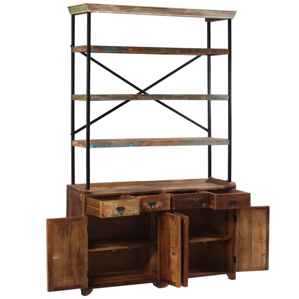 vidaXL Dressoir Massief Hout 120cm - 35% Korting!