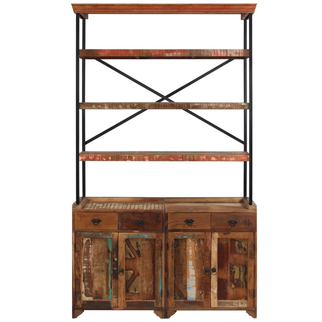 vidaXL Dressoir Massief Hout 120cm - 35% Korting!