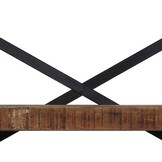 vidaXL Dressoir Massief Hout 120cm - 35% Korting!