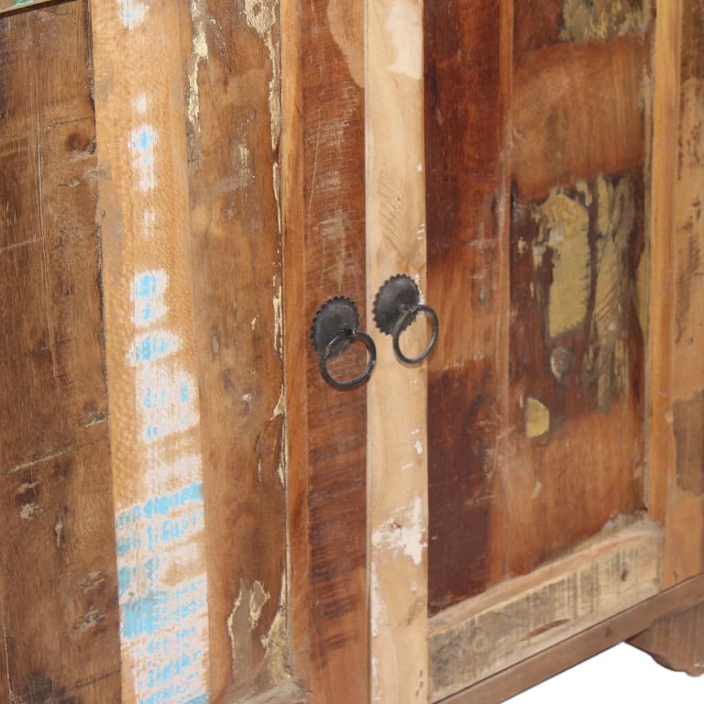 vidaXL Dressoir Massief Hout 120cm - 35% Korting!