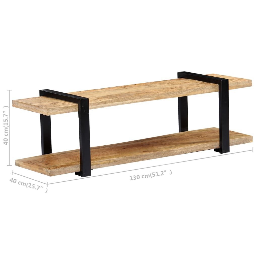 vidaXL TV Meubel Mangohout 130cm - 35% Korting!