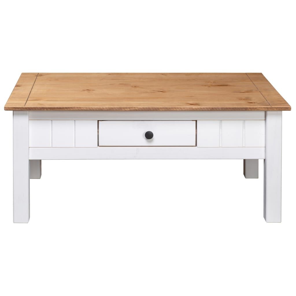 Salontafel Grenenhout Wit 100x60cm - 42% Korting! Nieuw!