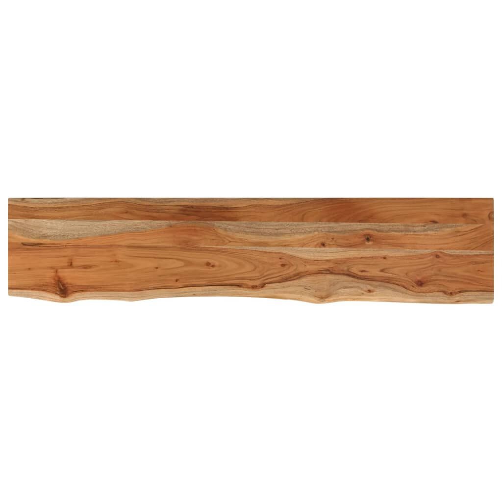 vidaXL Acacia Tafelblad 140x30cm - Natuurlijke Rand - 35% Korting!