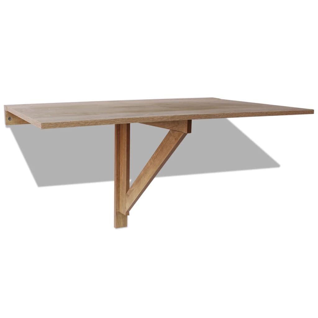 vidaXL Inklapbare Wandtafel Eiken 100x60cm - 35% Korting!