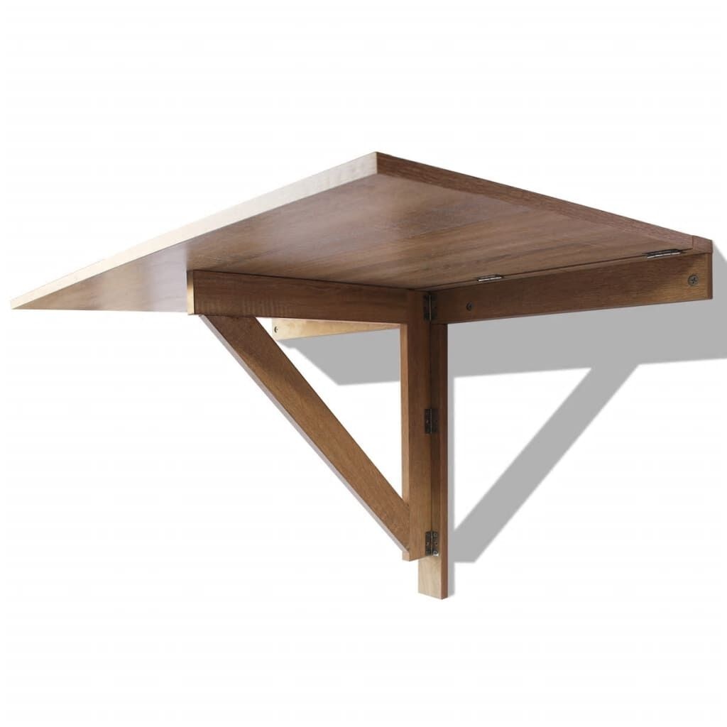 vidaXL Inklapbare Wandtafel Eiken 100x60cm - 35% Korting!