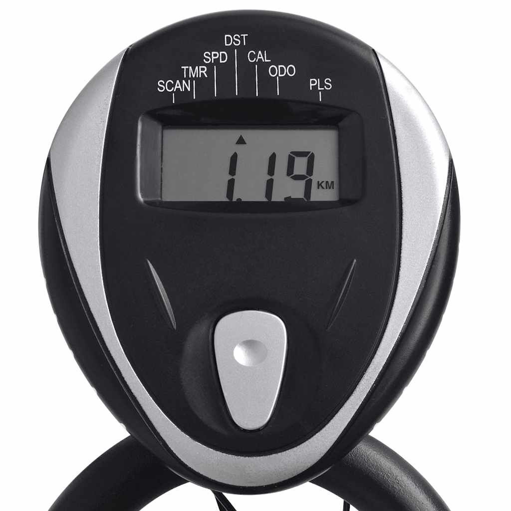 VidaXL Hometrainer Zwart/Rood - 45% Korting!