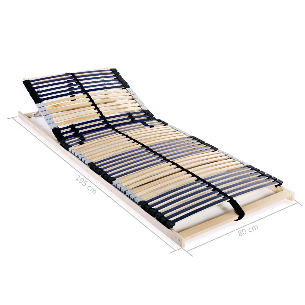 vidaXL Lattenbodem 80x200cm, 7 Zones - 45% Korting!