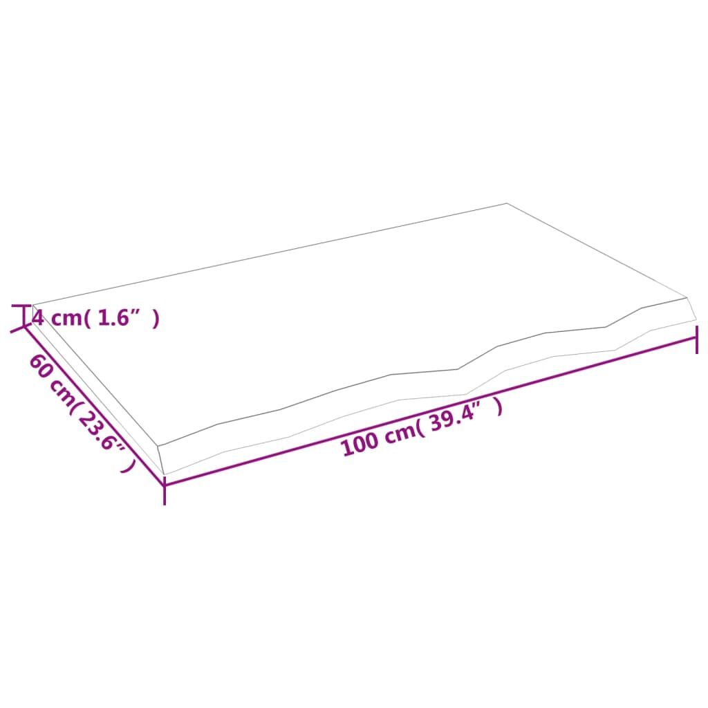 VidaXL Wandschap Eiken 100x60cm - 35% Korting!