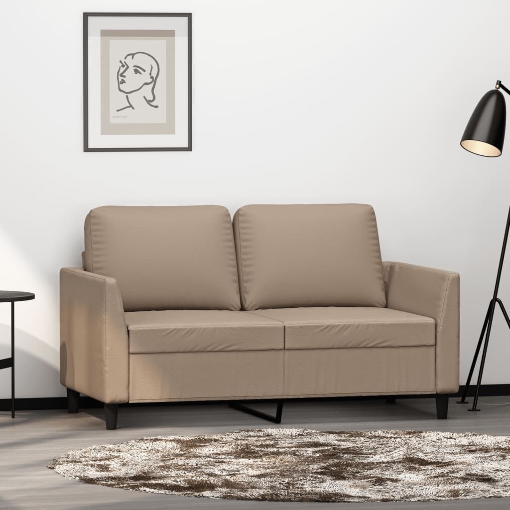 vidaXL Tweezitsbank Cappuccino - 35% Korting! Zo Goed Als Nieuw