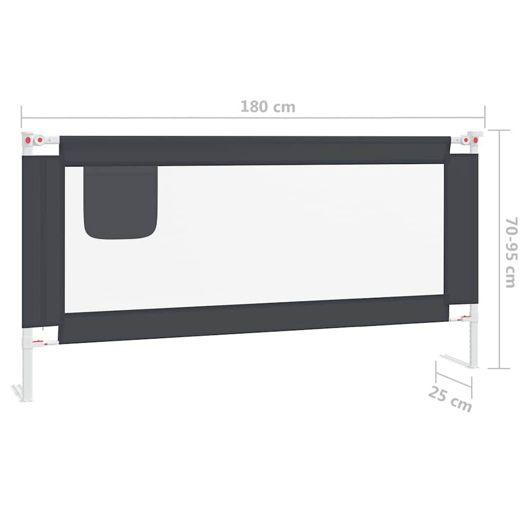 vidaXL Bedhekje 180cm Donkergrijs - 35% Korting!