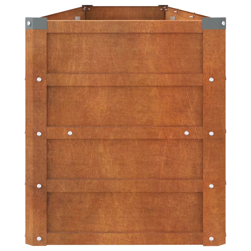 VidaXL Verhoogde Plantenbak Cortenstaal 240cm - 35% Korting!