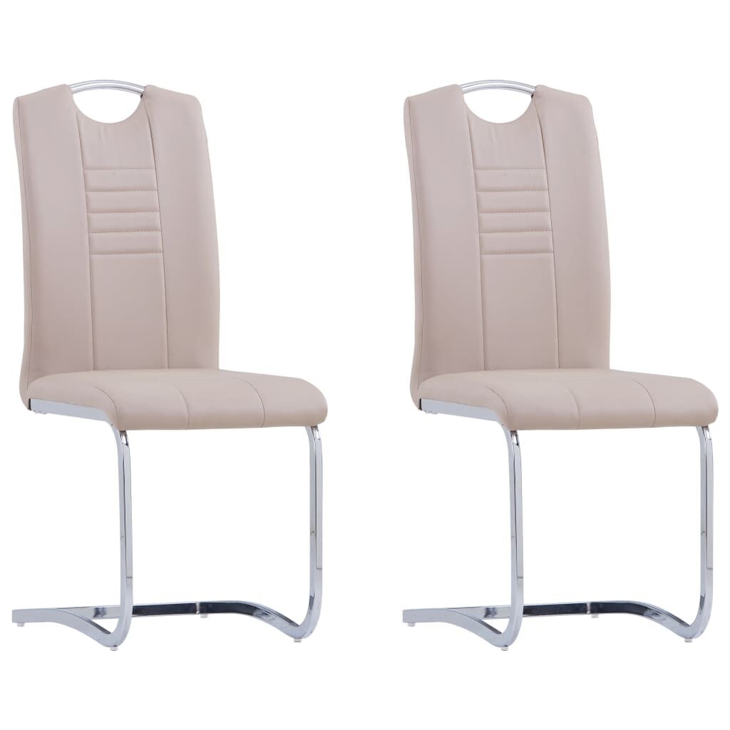 vidaXL Eetkamerstoelen (2 st.) Cappuccino - 53% Korting!
