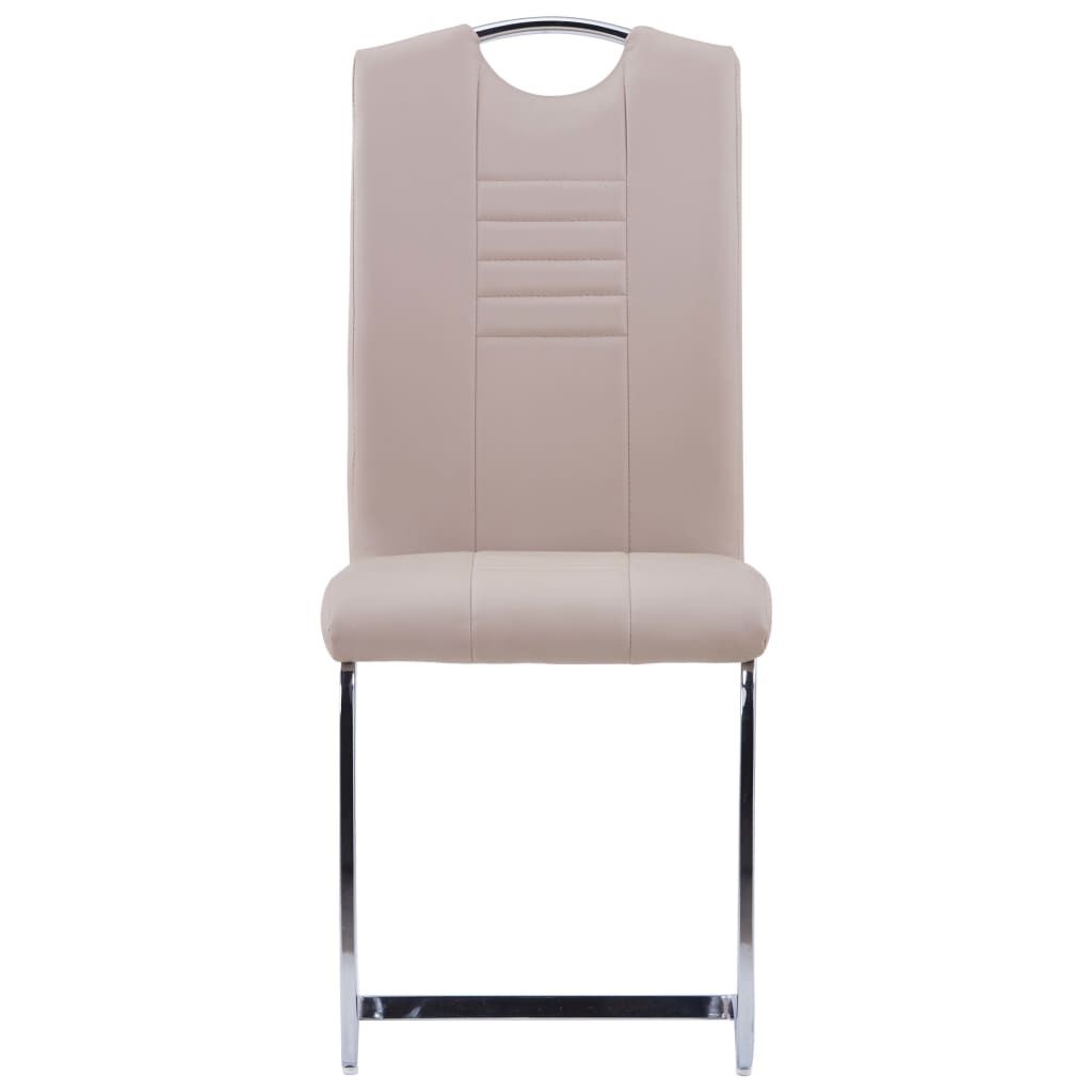 vidaXL Eetkamerstoelen (2 st.) Cappuccino - 53% Korting!