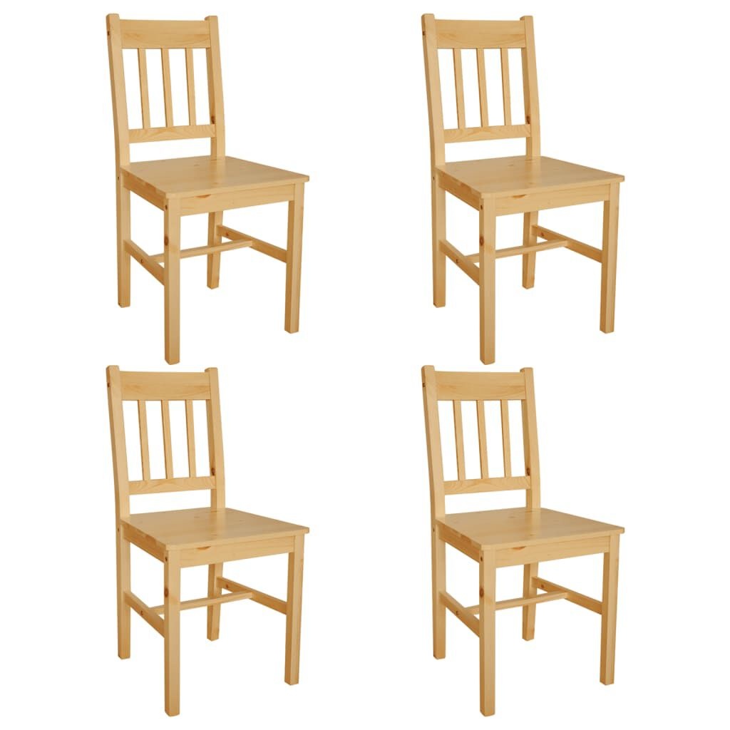 VidaXL Eetkamerstoelen (4 st) Grenenhout - 47% Korting!