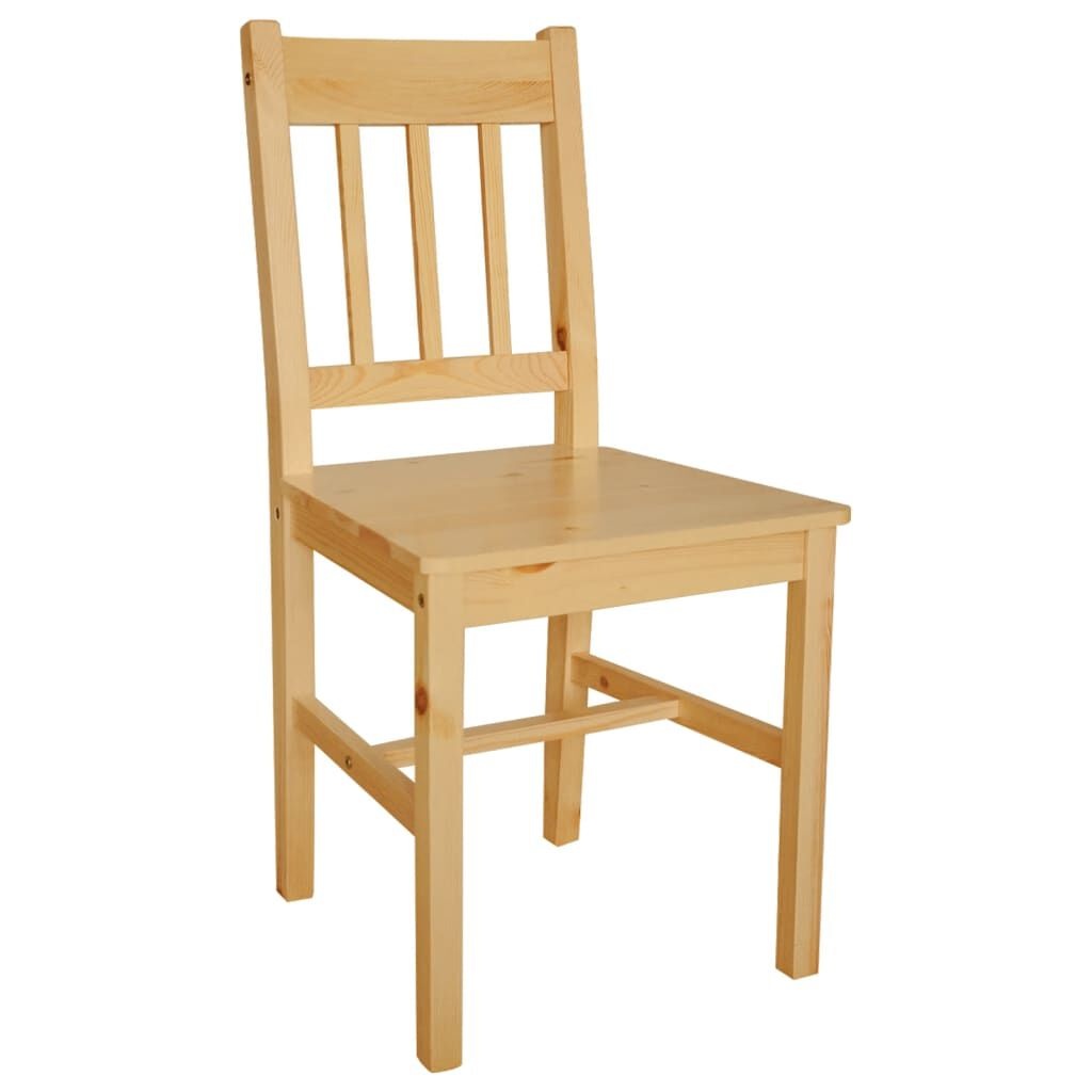 VidaXL Eetkamerstoelen (4 st) Grenenhout - 47% Korting!