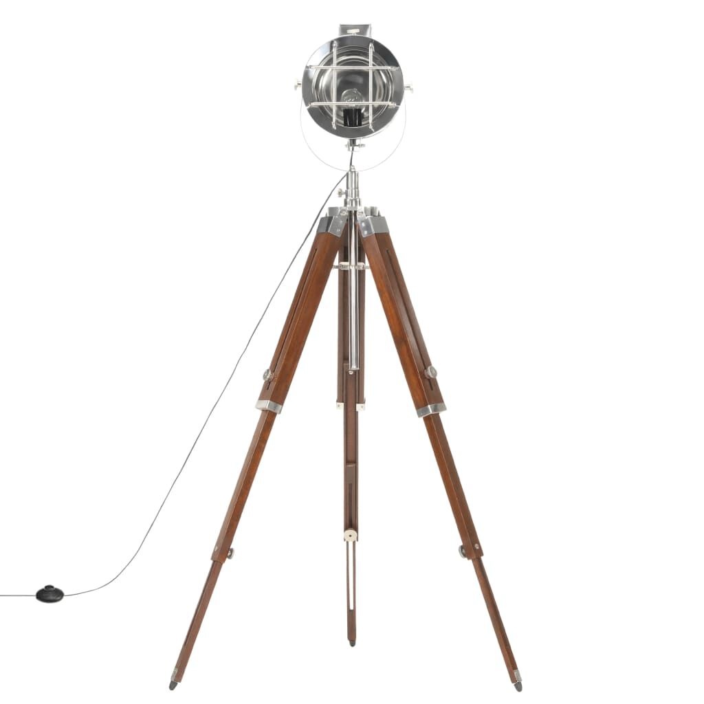 VidaXL Driepoot Vloerlamp Mangohout - 53% Korting!