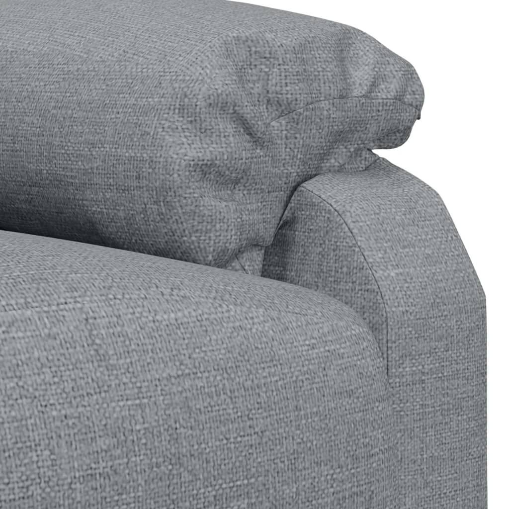 vidaXL Massagestoel Lichtgrijs - 53% Korting! Gebruikssporen