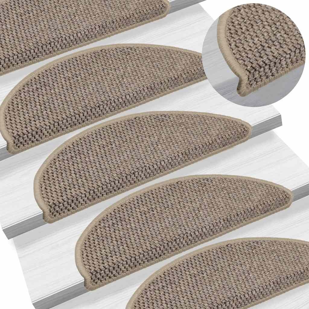 Trapmatten Zelfklevend 15 st. Donkerbeige -47% Korting!