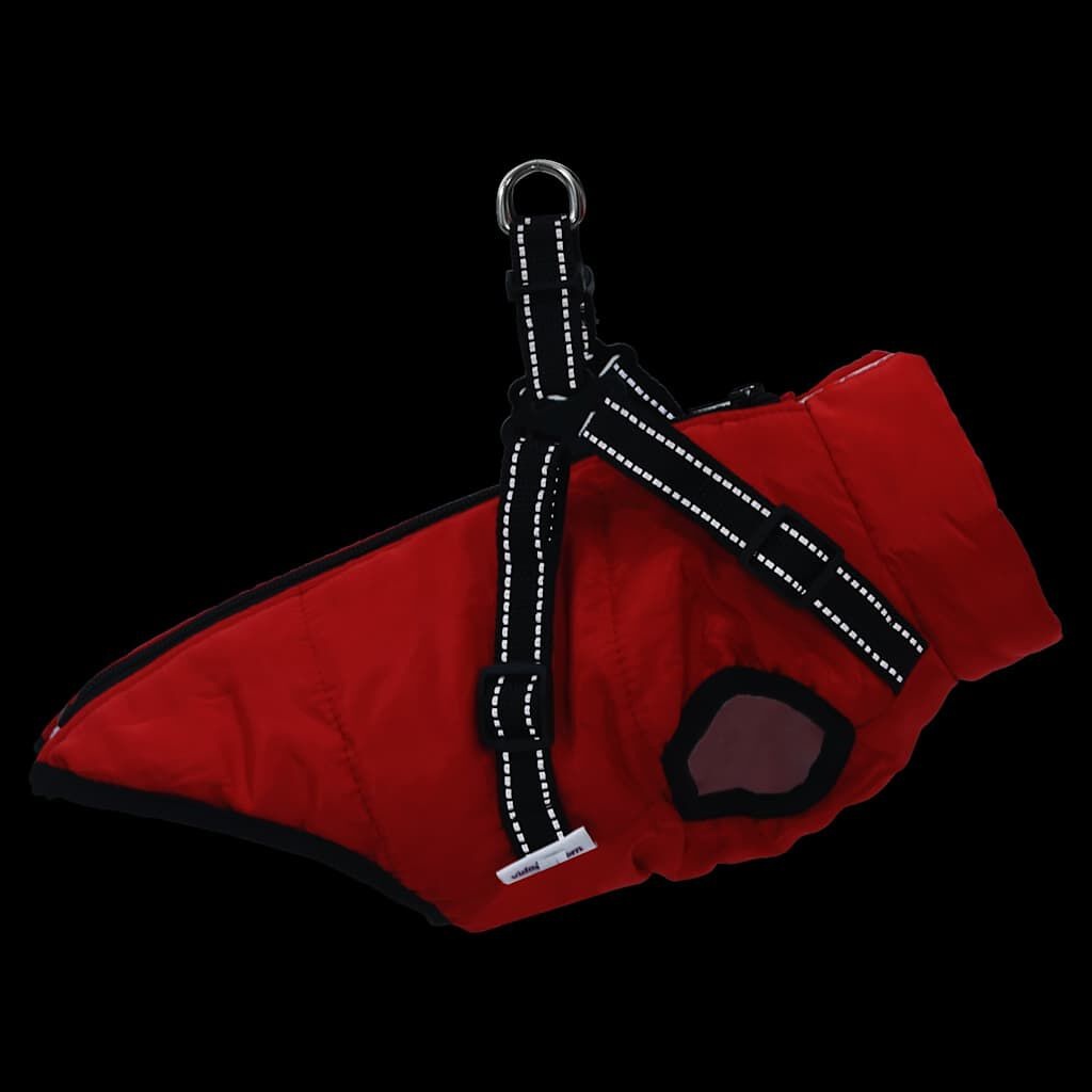 VidaXL Hondenjas met Harnas Rood L28 - 47% Korting!