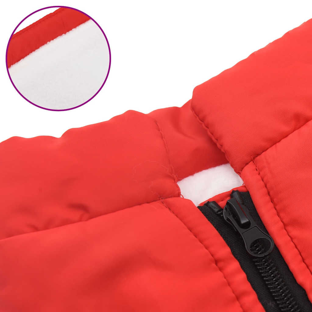 VidaXL Hondenjas met Harnas Rood L28 - 47% Korting!