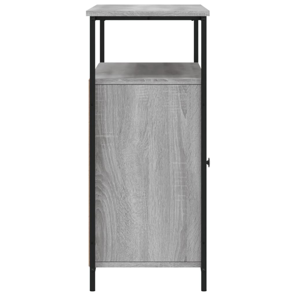 vidaXL Dressoir Grijs Sonoma 100cm - Zo Goed Als Nieuw - 47% Korting!