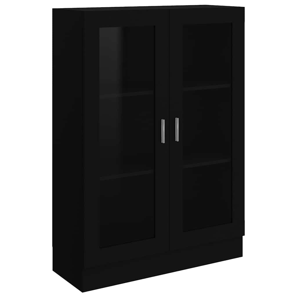vidaXL Vitrinekast Zwart Hout 82,5cm - 47% Korting!