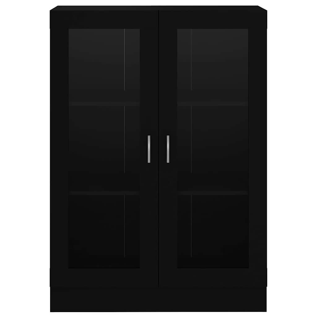 vidaXL Vitrinekast Zwart Hout 82,5cm - 47% Korting!