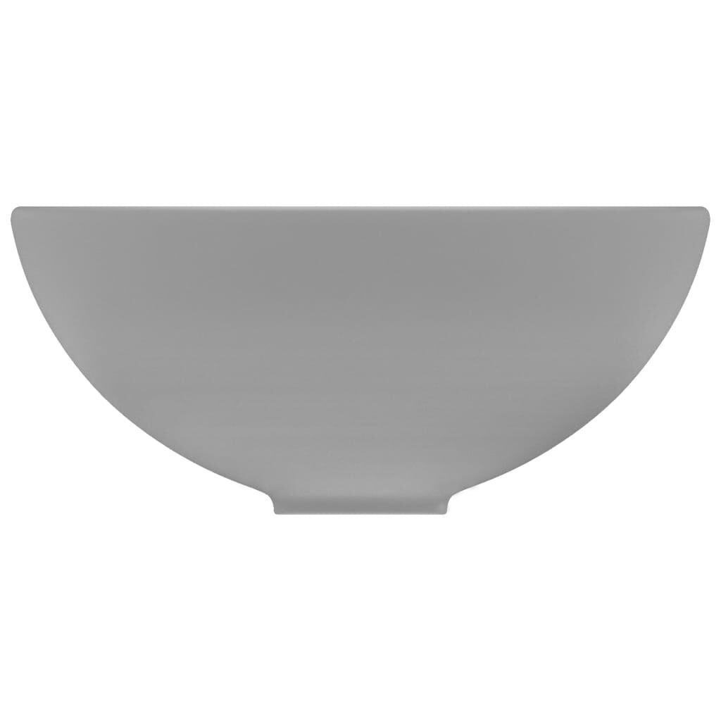 vidaXL Wastafel Lichtgrijs Keramiek 32,5cm - 65% Korting!