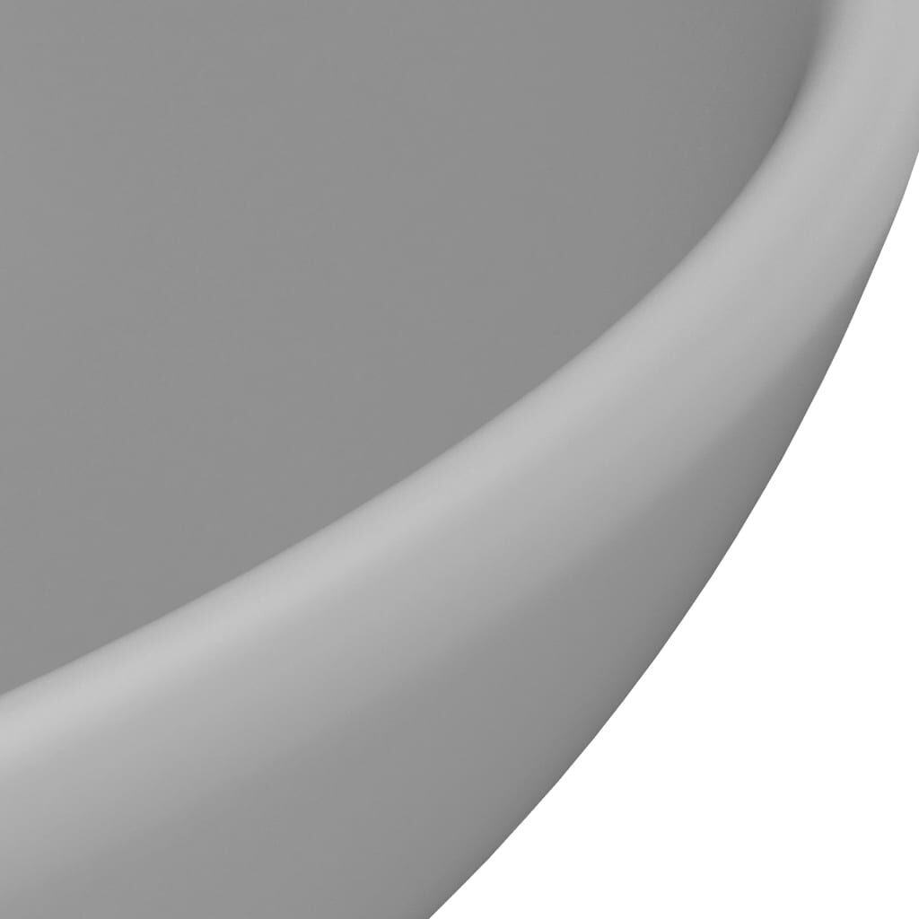 vidaXL Wastafel Lichtgrijs Keramiek 32,5cm - 65% Korting!