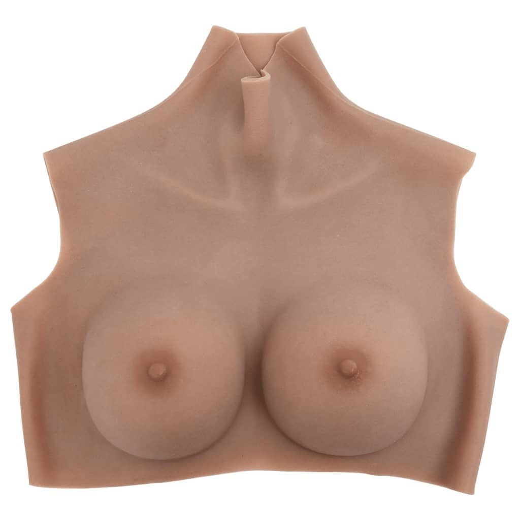 VidaXL Borstprothese C-cup Tan Silicone - 50% Korting!